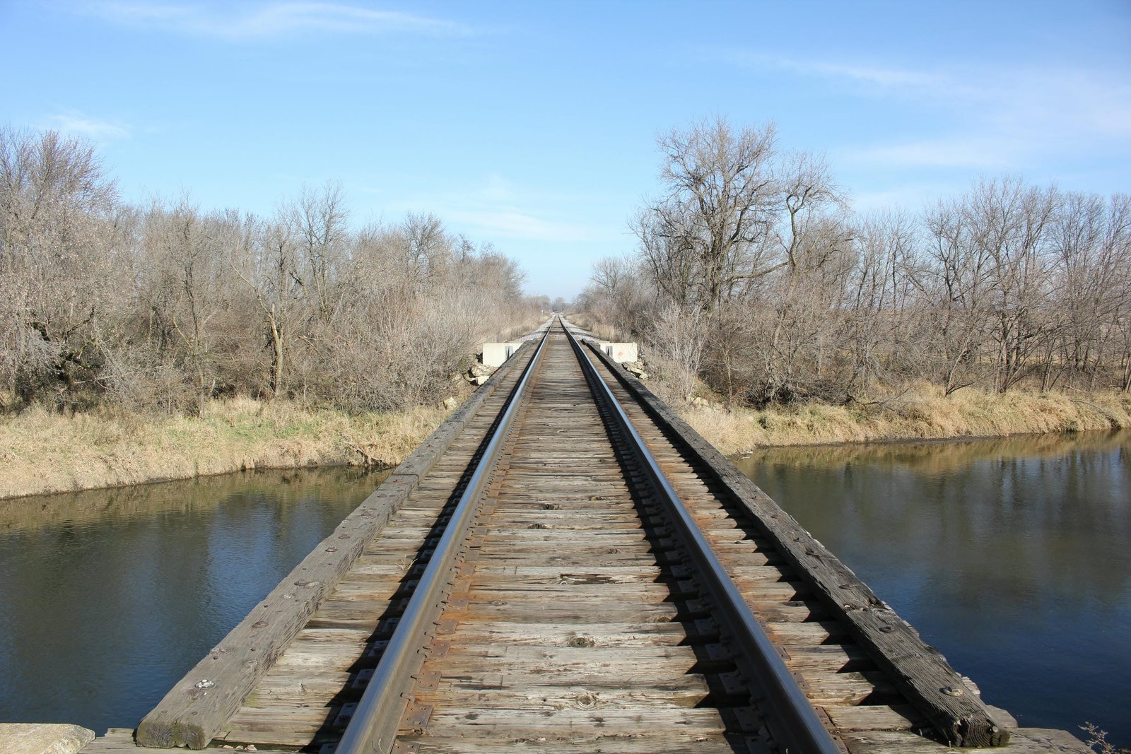 Looking north